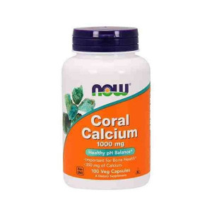 NOW  Coral Calcium 1000mg  100veg caps.